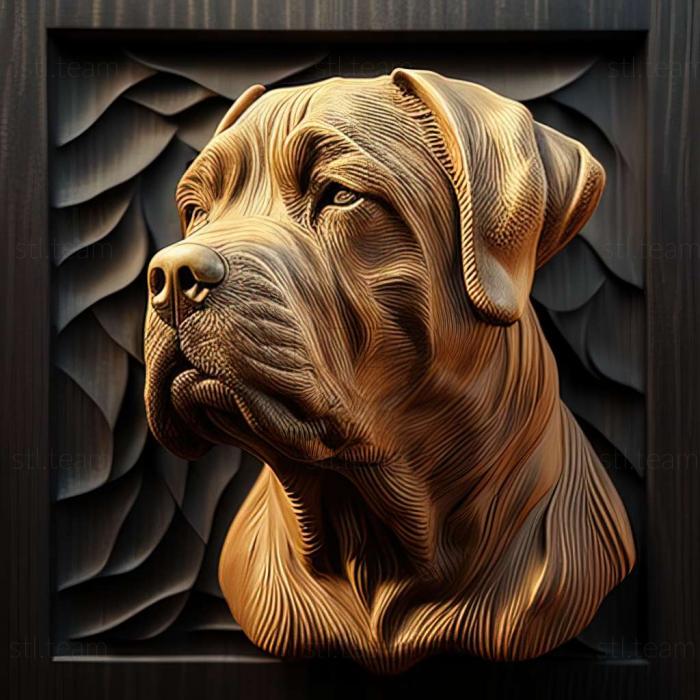 3D model Cane Corso dog (STL)